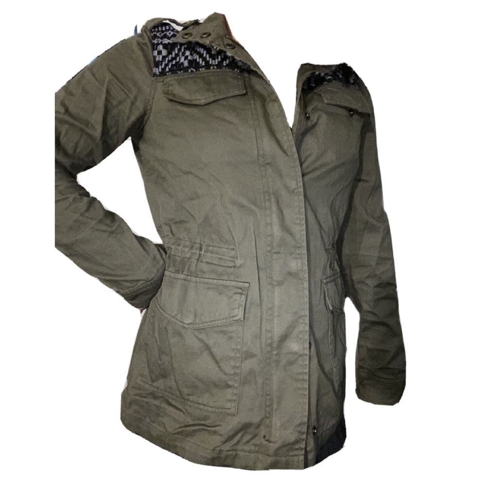 Women’s Mudd olive green jacket, size small